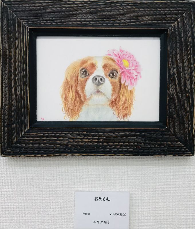 色鉛筆画 石原夕起子 おめかし ガレリア レイノ